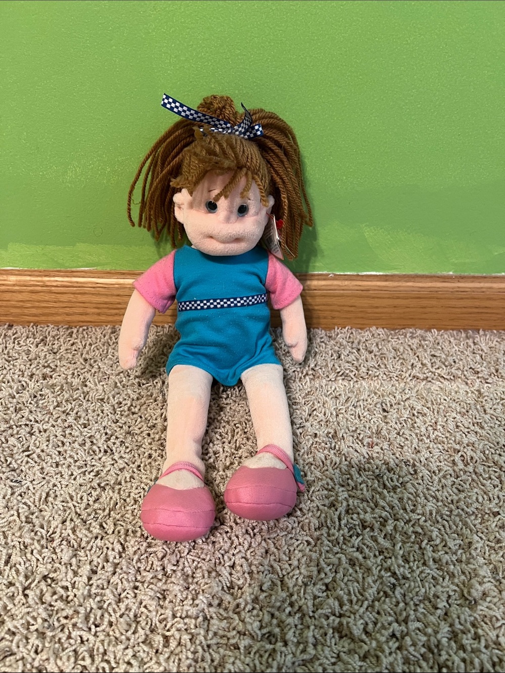 Ty Plush Beanie Boppers Bubbly Betty Doll